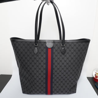 Balenciaga x Gucci The Hacker Project Tote Graffiti BB Coated Large Black